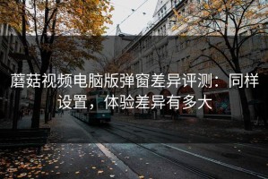 蘑菇视频电脑版弹窗差异评测：同样设置，体验差异有多大