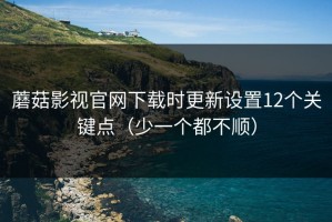 蘑菇影视官网下载时更新设置12个关键点（少一个都不顺）