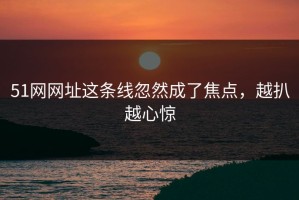 51网网址这条线忽然成了焦点，越扒越心惊